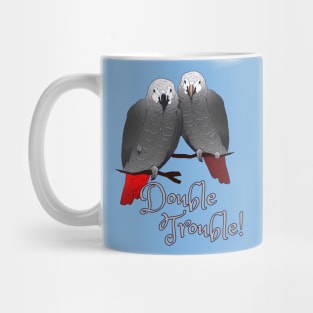 Congo and Timneh African Grey Parrot DoubleTrouble Mug